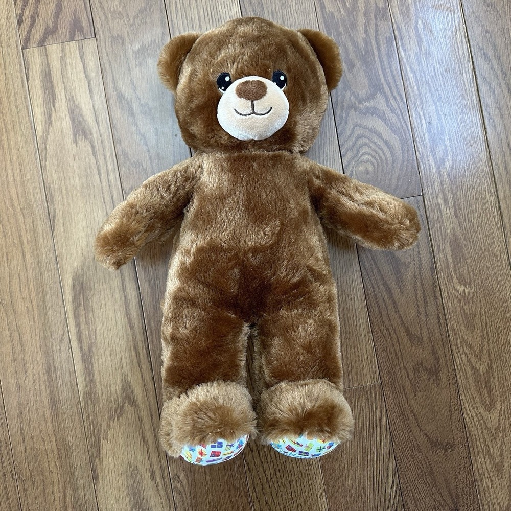 Build A Bear Happy Birthday Brown Teddy happy birthday song Plush 15"‎
